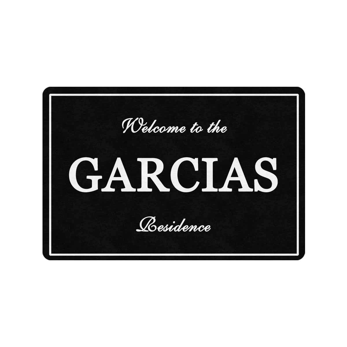 Custom Personalized Welcome Door Mat with Text & Name - Non-Slip Indoor/Outdoor Entryway Rug for Home, Housewarming Gift - Perfect for Front Door, Porch & Patio Decor