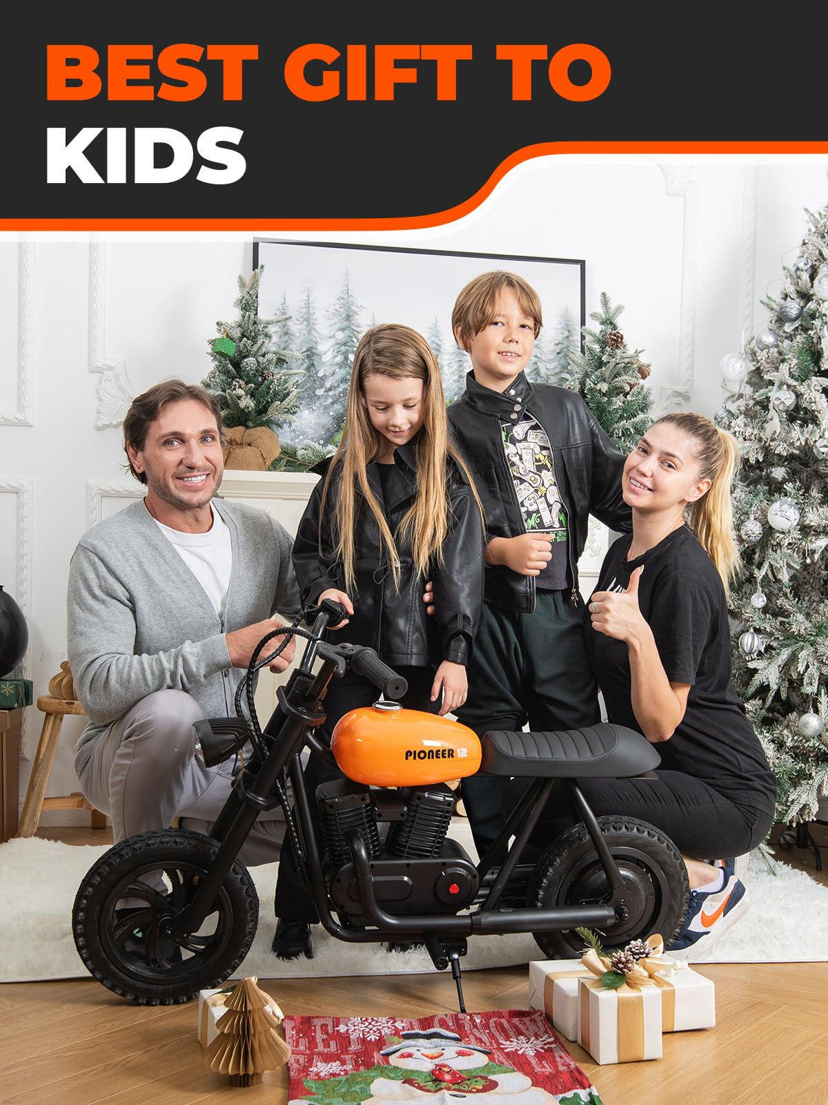 Hyper GoGo Kids Electric Bike - 10MPH Max Speed, 60 Min Ride Time - Blue Electric Motorcycle for Boys & Girls Ages 6+ | Perfect Birthday Gift, Outdoor Play & Neighborhood Riding
