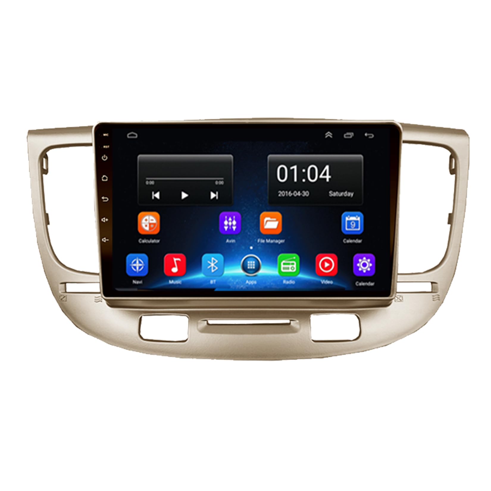 9 Inch Android 13 Car Stereo with CarPlay & Android Auto - Double Din Bluetooth Radio for Kia Rio 2 (2005-2011) | GPS Navigation, WiFi, Reverse Camera & Steering Wheel Controls | Perfect for Commuting & Road Trips