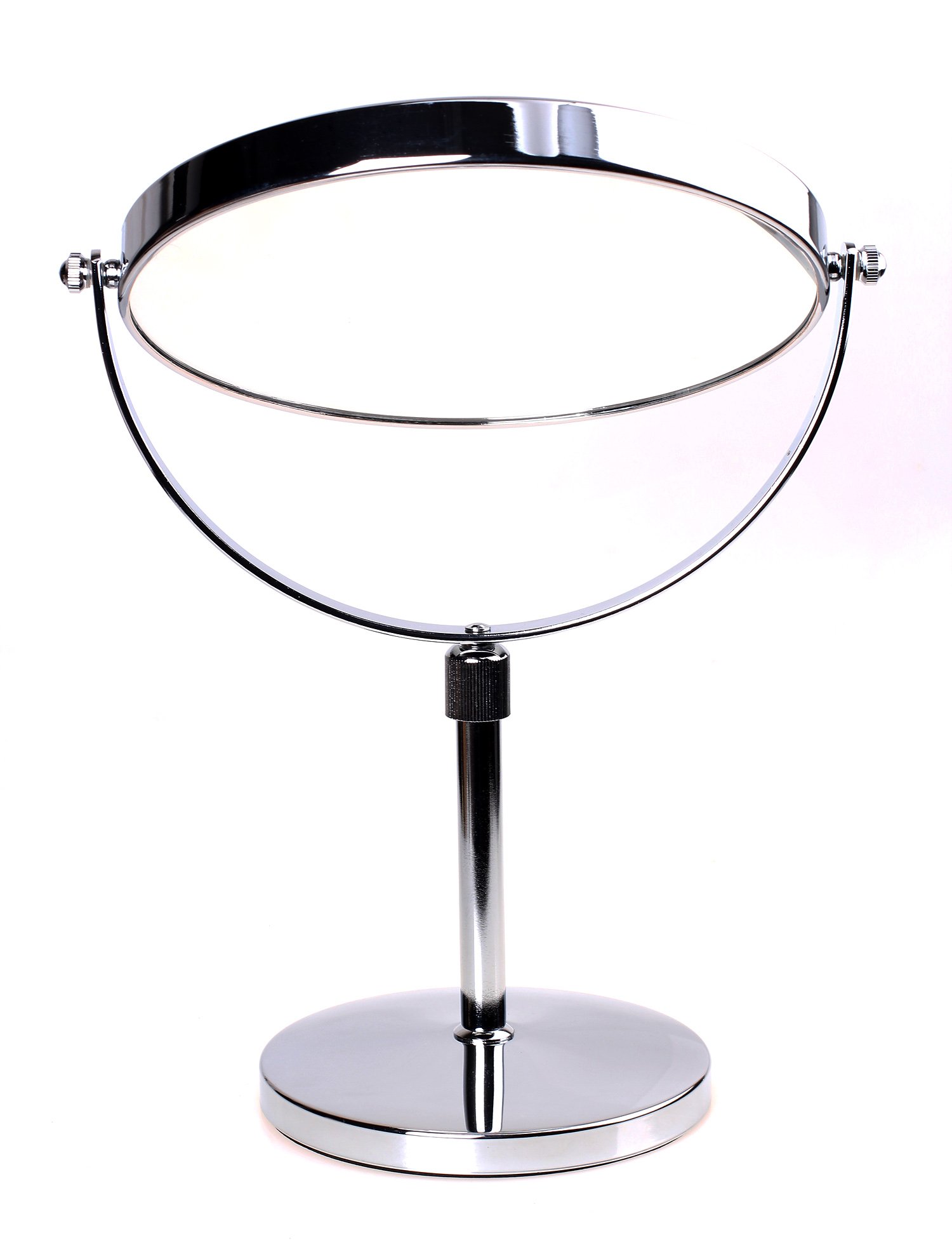 10x Magnifying Makeup Mirror with Adjustable Double-Sided Design - 8 Inch Bathroom & Vanity Mirror for Shaving, Cosmetics & Skincare - Chrome Finish (KXD3114) - Perfect for Home, Salon & Travel Use