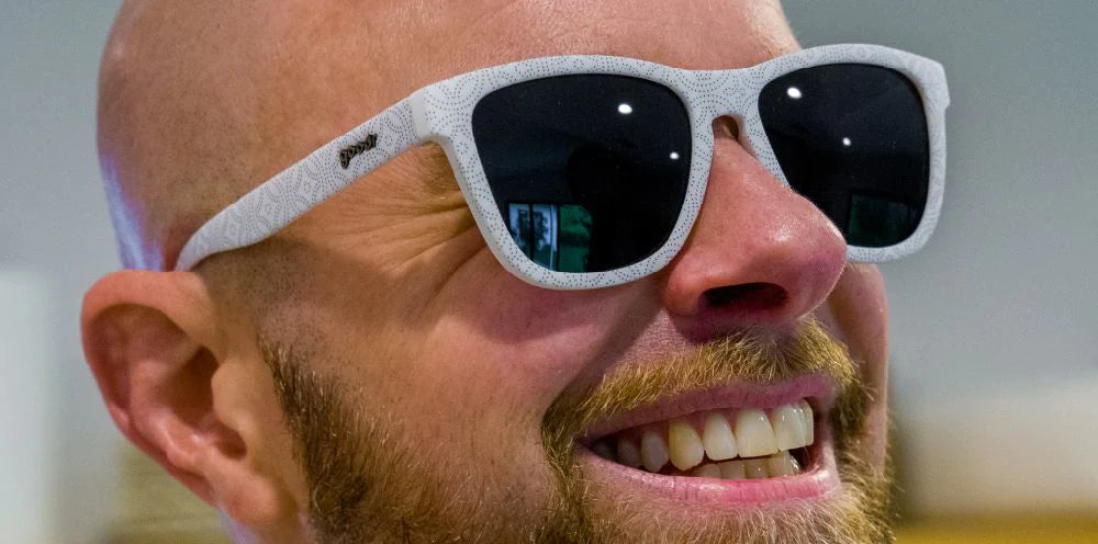 Goodr Sunglasses - Polarized UV Protection, Lightweight & Comfortable for Running, Cycling & Outdoor Activities | Wipe Away Your Sins Style