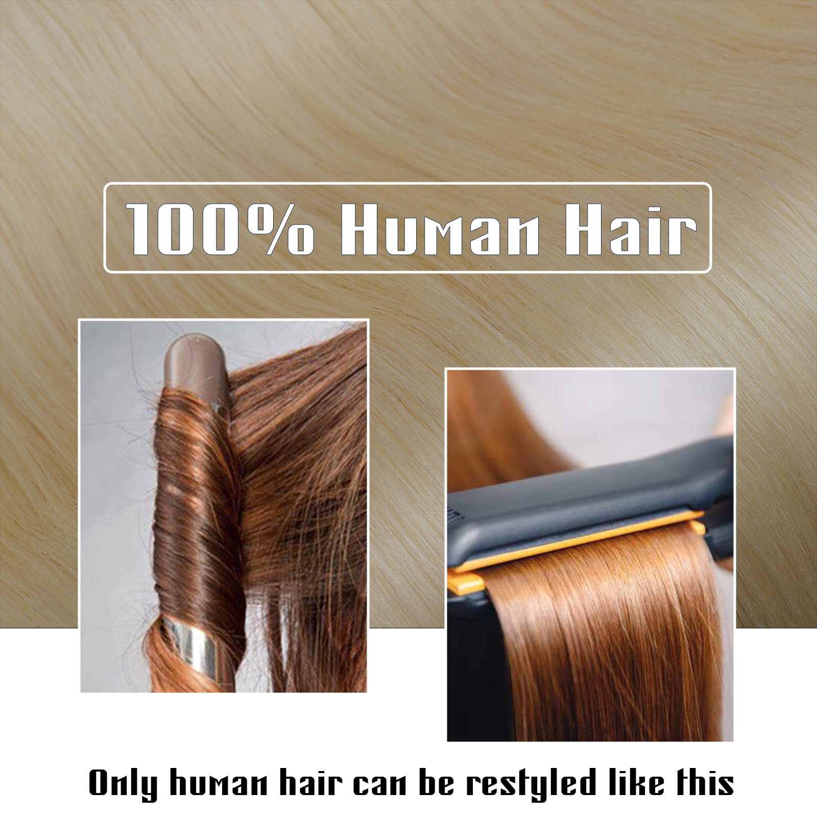 Benehair Clip-in Human Hair Extensions 20