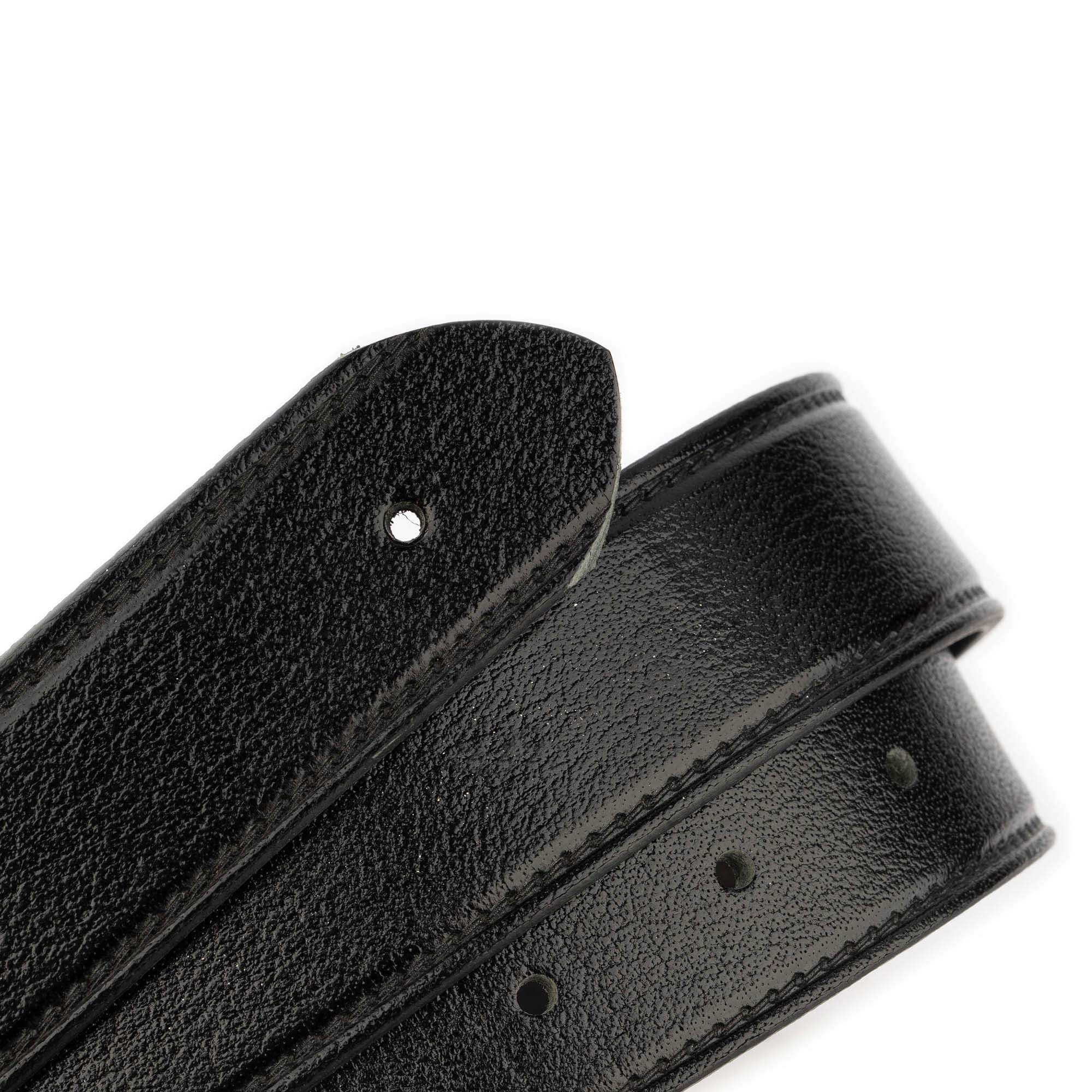 Premium Genuine Leather Black Belt Strap for Montblanc Watches - Adjustable Replacement Band for Dress Watches, Business & Formal Occasions