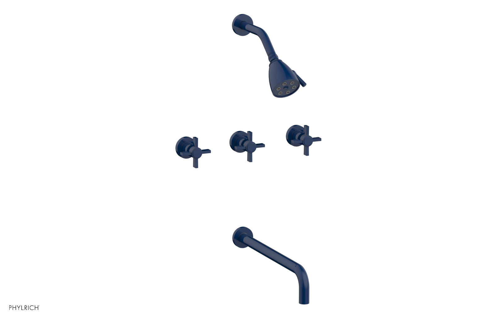 Premium 3-Handle Tub and Shower Faucet Set with 14