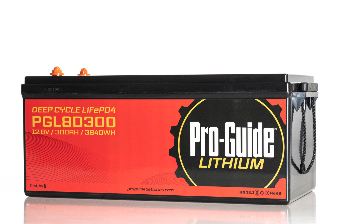 Pro Guide 300Ah 12V Lithium Deep Cycle Battery - Reliable Power for RVs, Solar Systems & Marine Applications