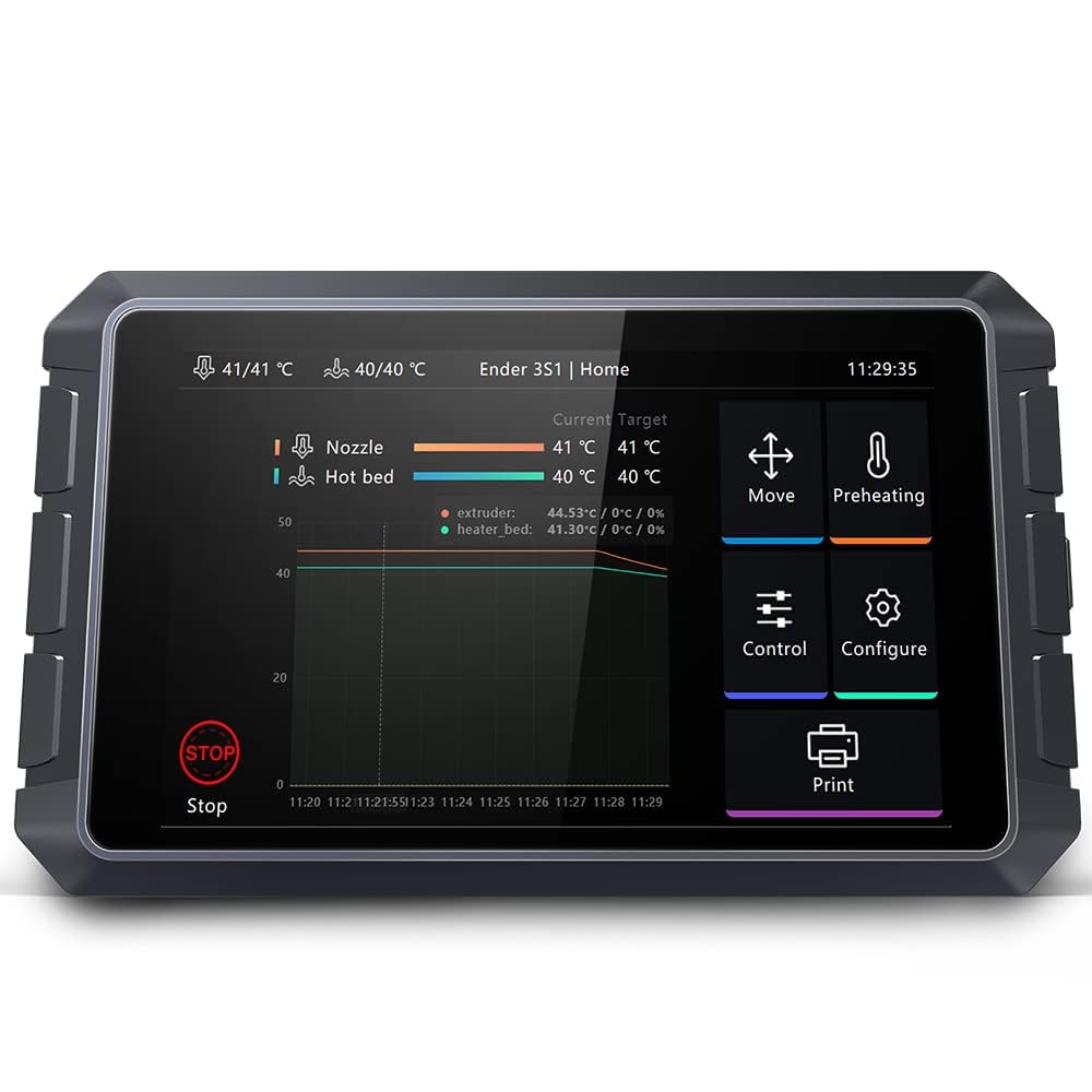Creality Sonic Pad Klipper - 7 Inch Touch Screen 3D Printer Controller with Faster Printing Speed | Compatible with Ender 3 V3 SE, Ender 3 Max Neo, Ender 3 V2, Ender 3 S1 | Perfect for High-Speed 3D Printing & Precision Control