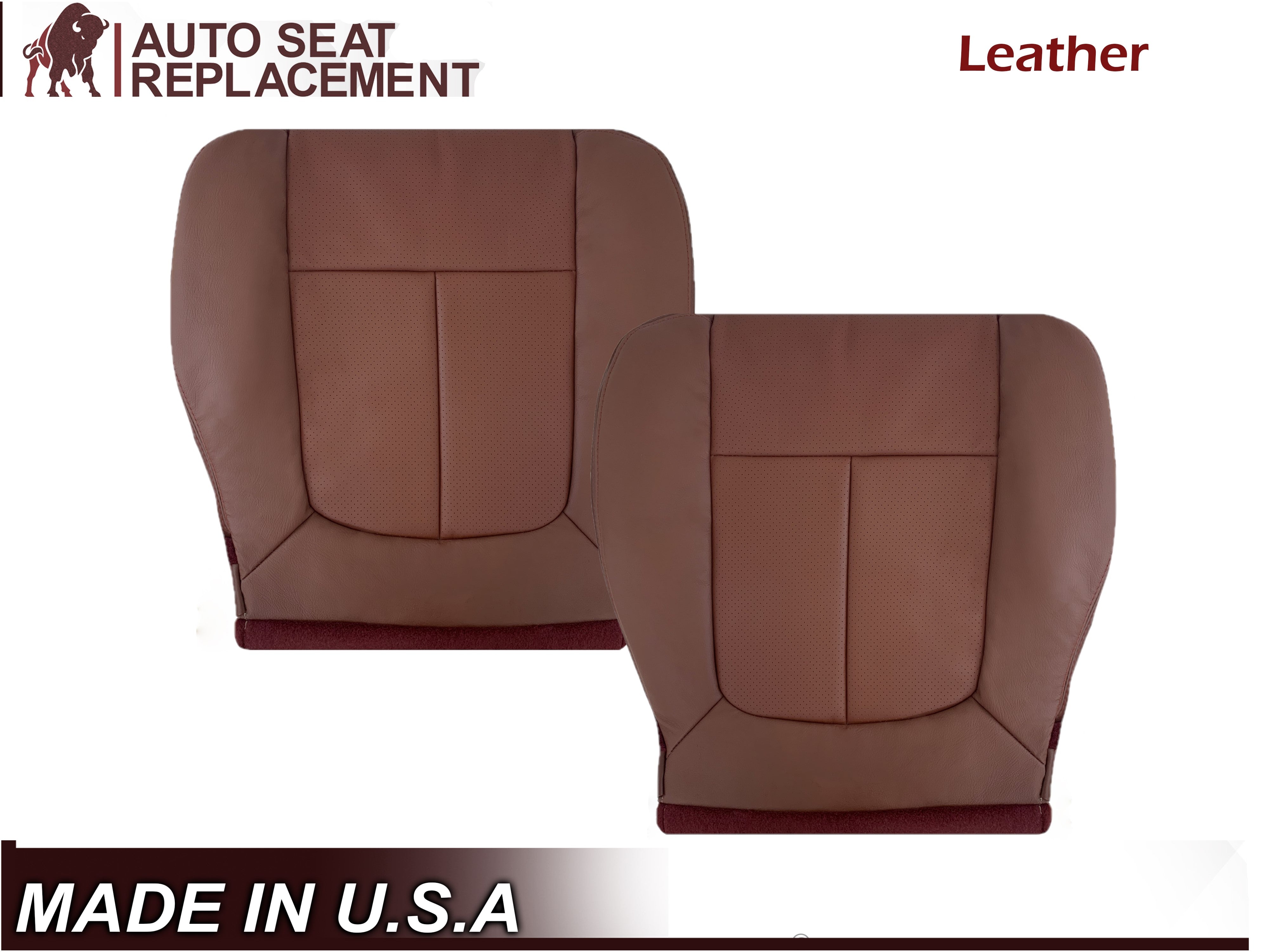 2011-2014 Ford F150 King Ranch Genuine Leather Seat Covers Replacement - Premium Custom Fit for Pickup Trucks, Perfect for Off-Roading & Daily Commuting