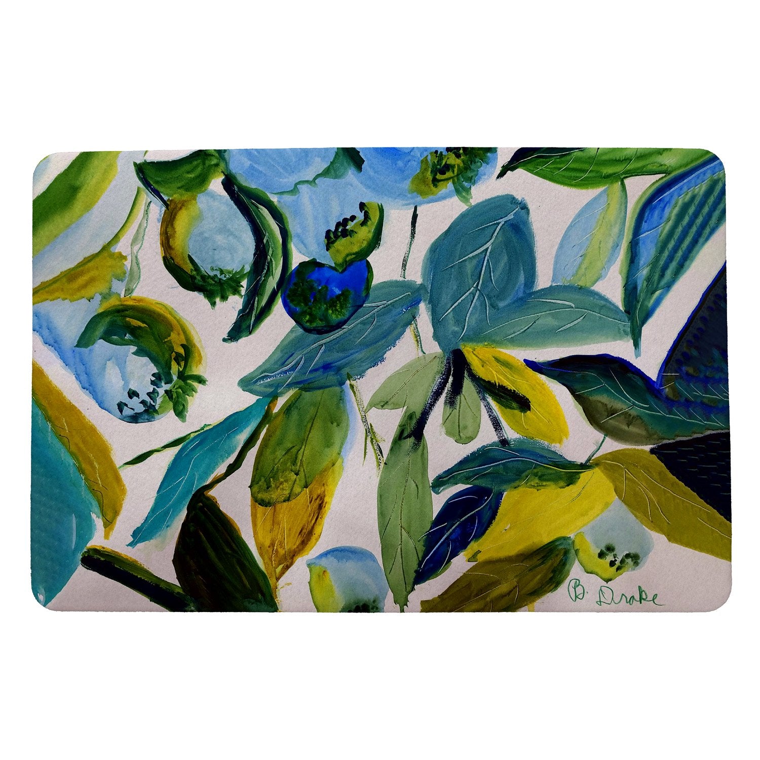 Non-Slip Blueberry Doormat - Cute Welcome Mat for Front Door, Outdoor & Indoor Use - Perfect for Home, Porch, or Apartment Entryway