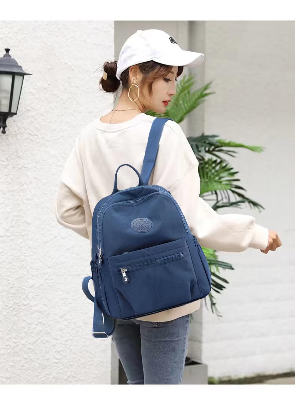 Go-Done MUKAITE 11L Mini Fashion Backpack for Women - Small Nylon Ladies Backpack, Lightweight Shopping Backpack (Small Size) - Perfect for Travel, Work, School & Daily Use