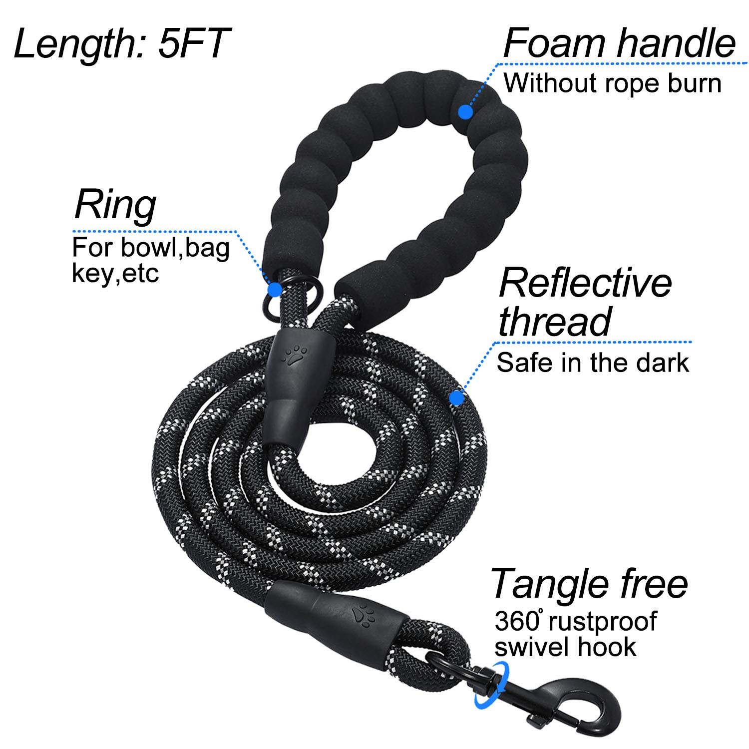 Step-in Breathable Dog Harness for Small & Medium Dogs - Lightweight Puppy Cat Vest Harness in Black | Perfect for Walking, Training & Outdoor Adventures