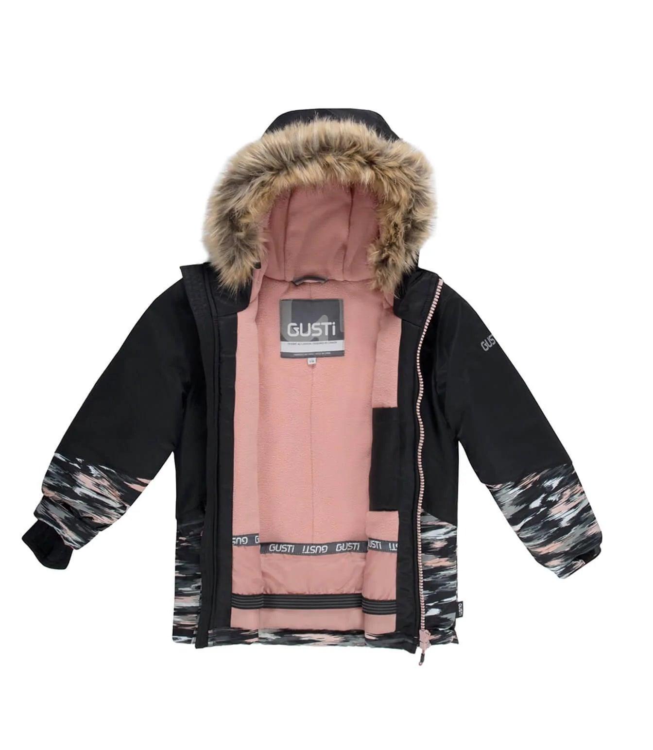 Gusti Pamella Winter Snowsuit for Women - Waterproof Insulated Ski Jacket & Pants Set - Black - Perfect for Skiing, Snowboarding & Cold Weather Outdoor Activities