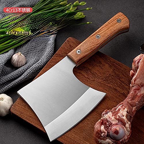 Stainless Steel Meat Cleaver Axe Knife - Sharp & Durable Kitchen Cleaver for Household Use, BY KKZY (Color: Cleaver) - Perfect for Chopping, Slicing, and Preparing Meats
