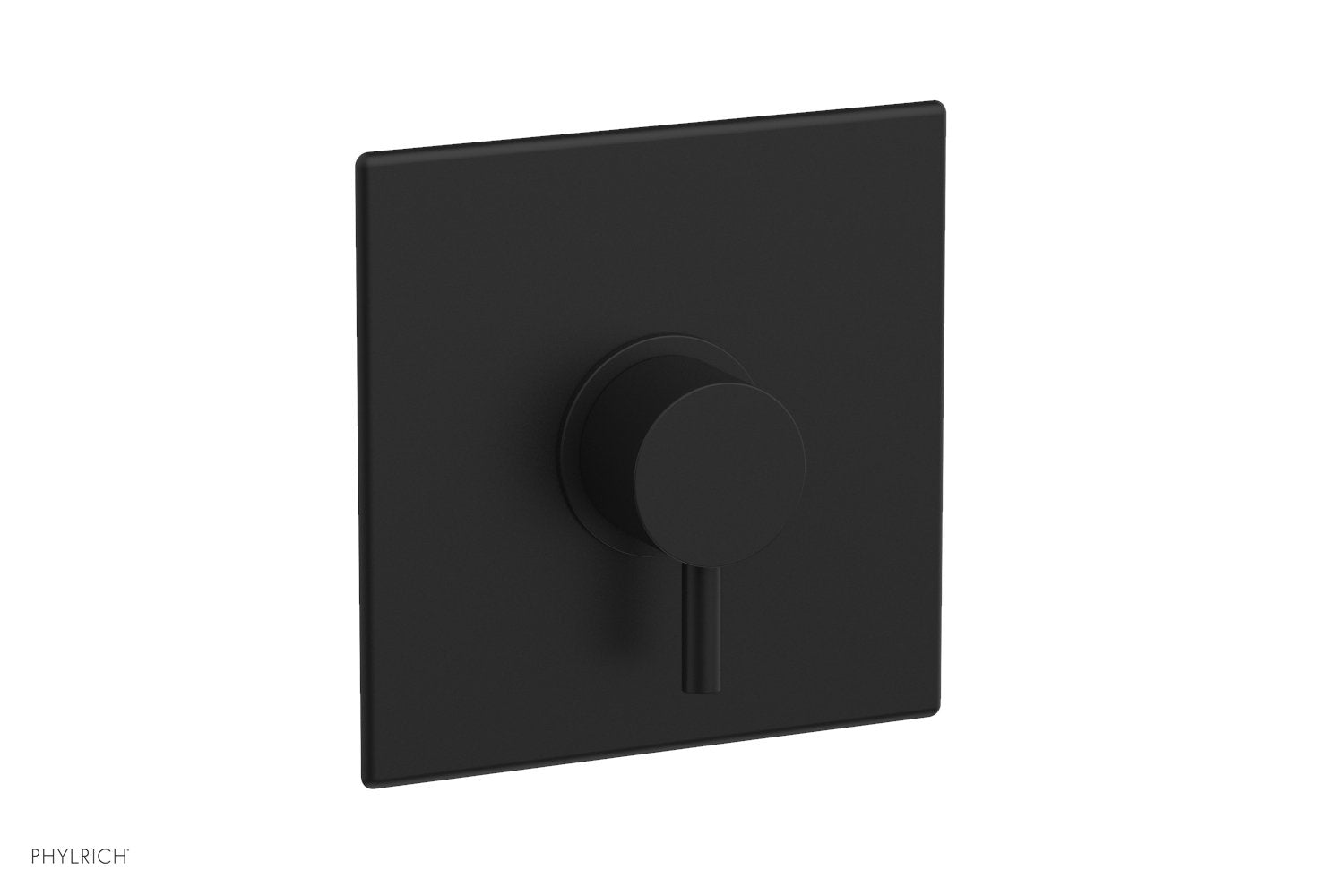 BASIC II Pressure Balance Square Shower Plate & Lever Handle Trim Kit - 4