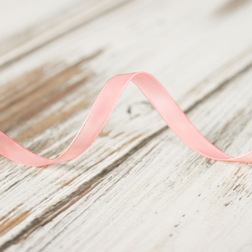 6mm Double Faced Satin Ribbon Light Pink - Perfect for Gift Wrapping, Hair Bows, Wedding Decorations & DIY Crafts
