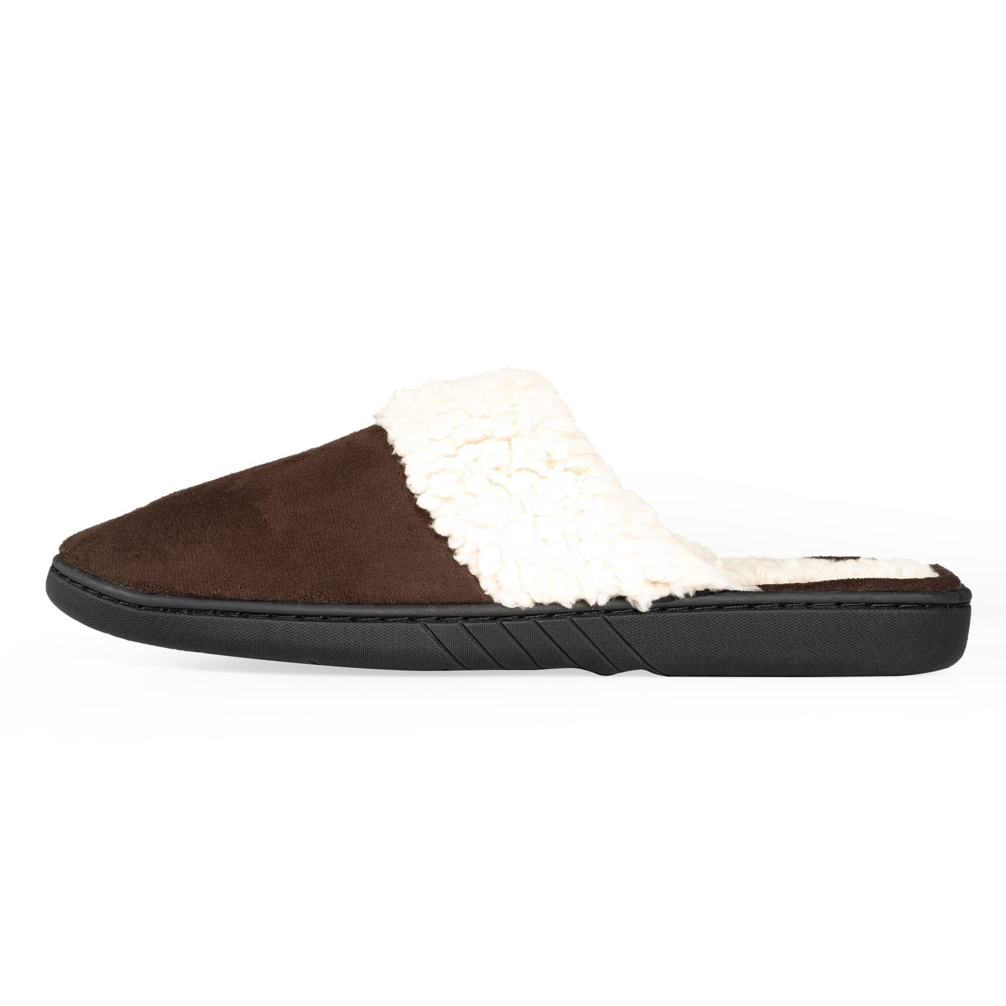 **NORTY Men's Slip-On Clog Slippers with Memory Foam - Comfortable Indoor House Shoes for Relaxation & Lounging at Home**