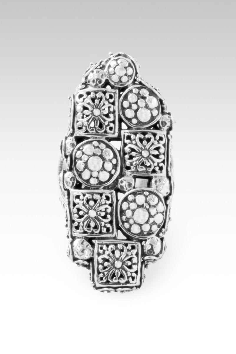 Pearly Gates Ring™ by Janyl Adair - Elegant Sterling Silver Statement Ring for Women | Perfect for Weddings, Parties & Special Occasions
