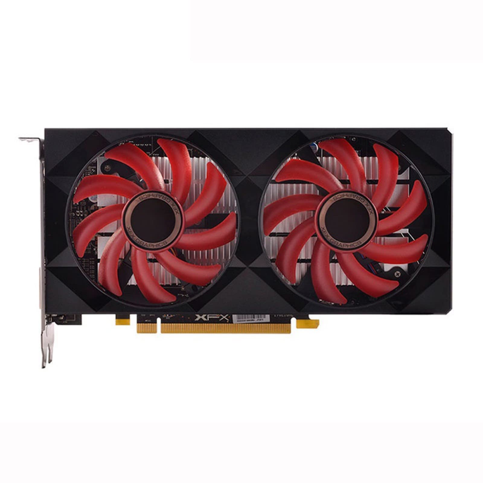 XFX RX 550 4GB GDDR5 AMD Radeon Graphics Card - HDMI & DVI Ports for Gaming, Video Editing & 4K Streaming