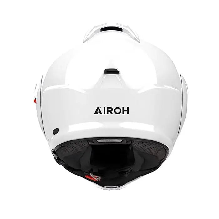 Airoh Mathisse 2 Color Gloss White Motorcycle Helmet - Lightweight DOT Certified Full Face Helmet for Men & Women - Perfect for Street Biking, Racing & Commuting