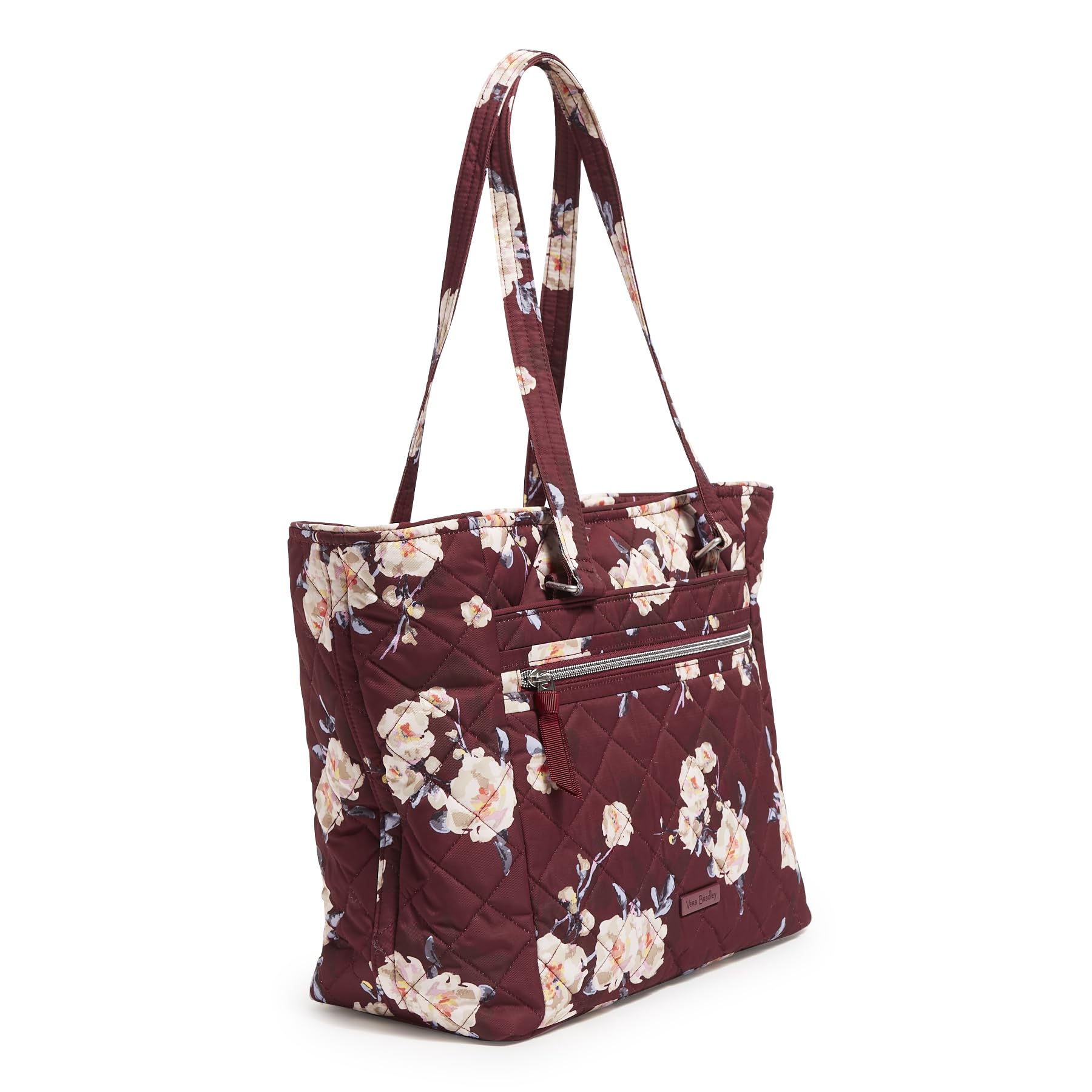 Vera Bradley Women's Performance Twill Work Tote Bag - Stylish & Durable Laptop Bag for Office, Travel & Business | Professional Work Tote with Multiple Pockets | Perfect for Commuters & Working Women