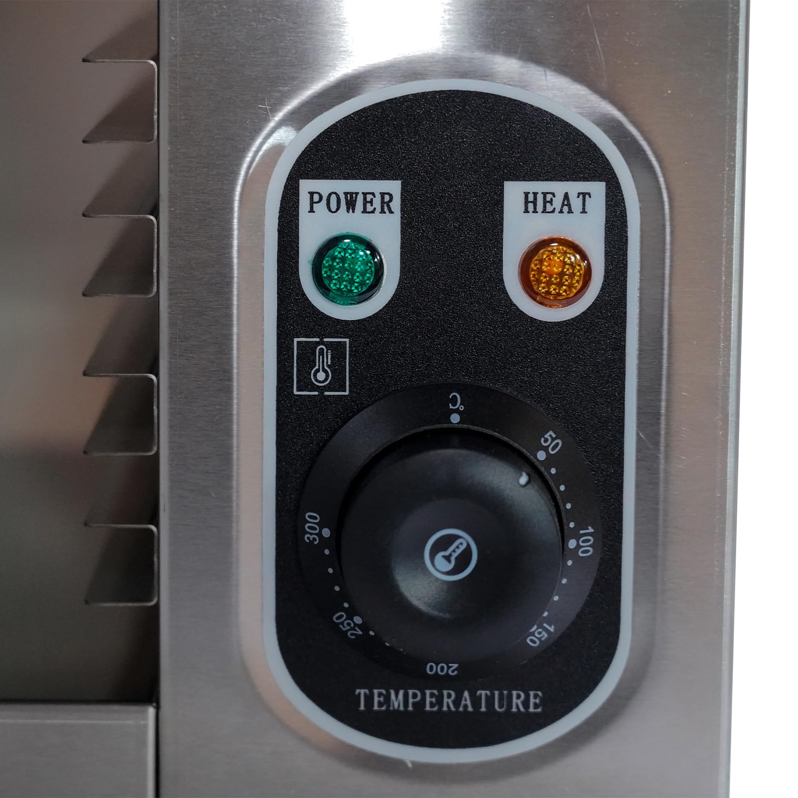 Commercial Electric Cheese Melt Oven - 110V 2000W Stainless Steel Cheese Warmer with 120-570°F Temperature Control - Perfect for Melting Cheese, Grilling Sandwiches, Cooking Steaks & Meats - Ideal for Restaurants, Food Trucks & Home Kitchens (White)