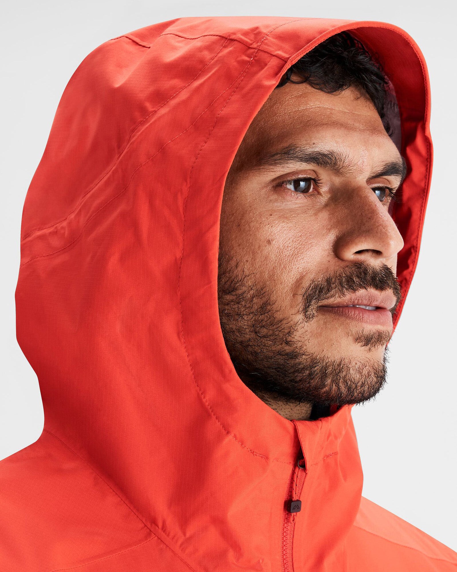 Men's Trailhead Stretch 2.5 Layer Waterproof Rain Jacket - Hut Orange | Lightweight Hiking & Outdoor Raincoat for Camping, Backpacking & Mountain Adventures