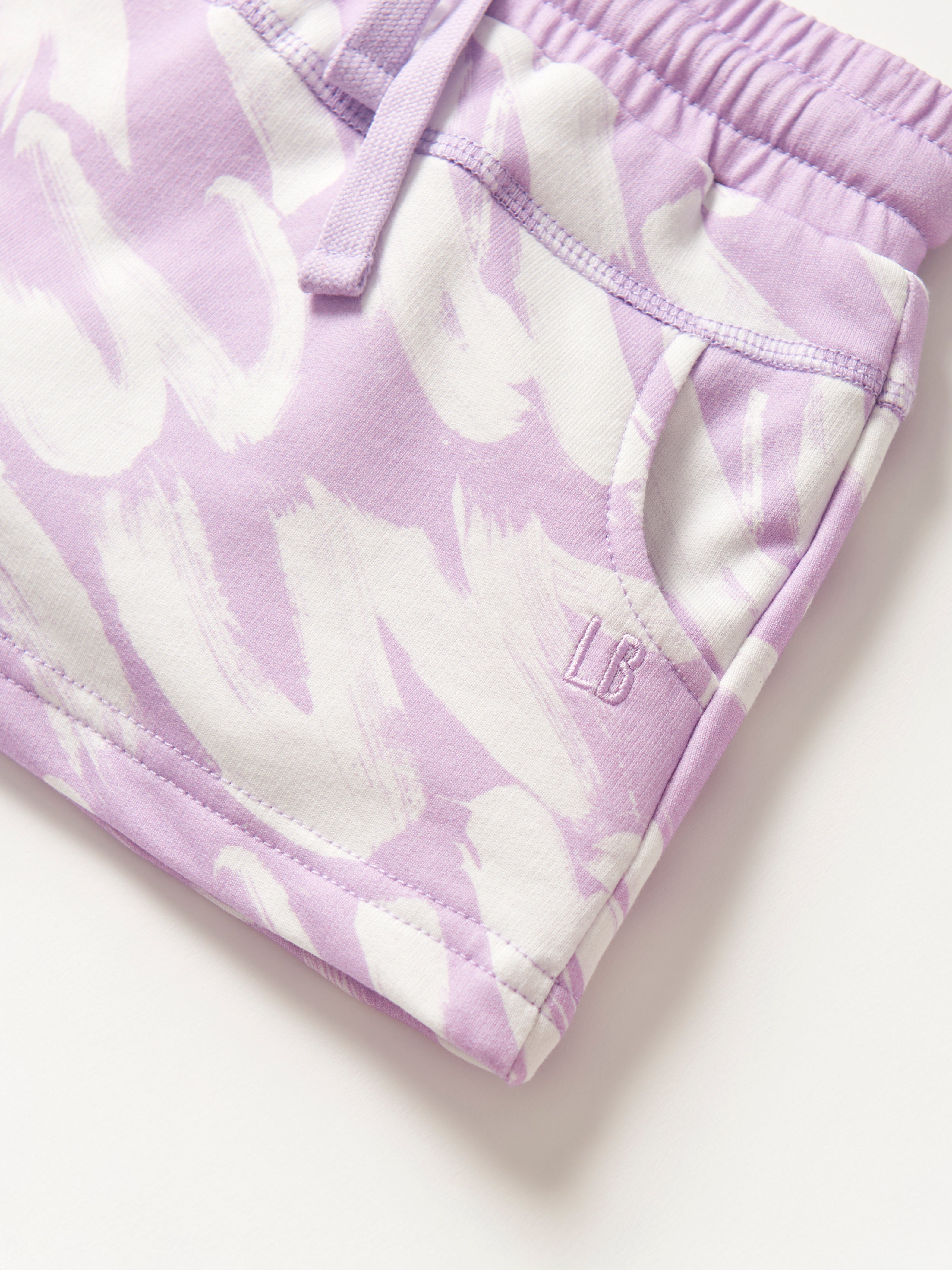 Lavender Brush Stroke Skort for Women - Flowy A-Line Tennis Skirt with Pockets | Perfect for Golf, Yoga, and Casual Wear
