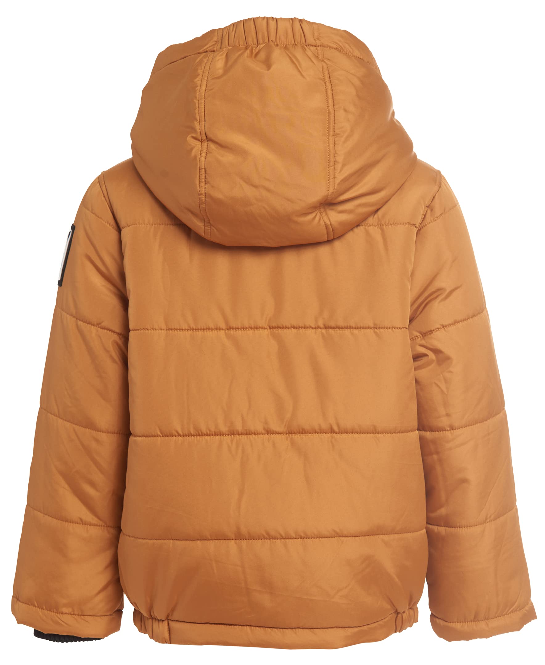 Timberland Boys' Heavyweight Puffer Jacket - Warm Winter Coat for Kids, Water-Resistant Outdoor Jacket for Cold Weather, School & Playground Activities