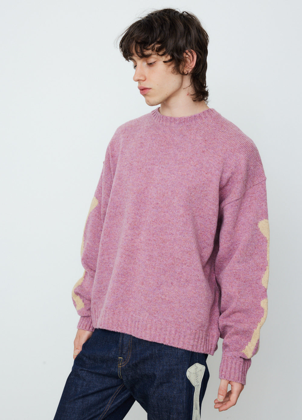 5G Wool Bone Crew Sweater for Men & Women - Soft Warm Knit Pullover Sweater for Fall Winter - Perfect for Casual Outfits, Office Wear & Outdoor Activities