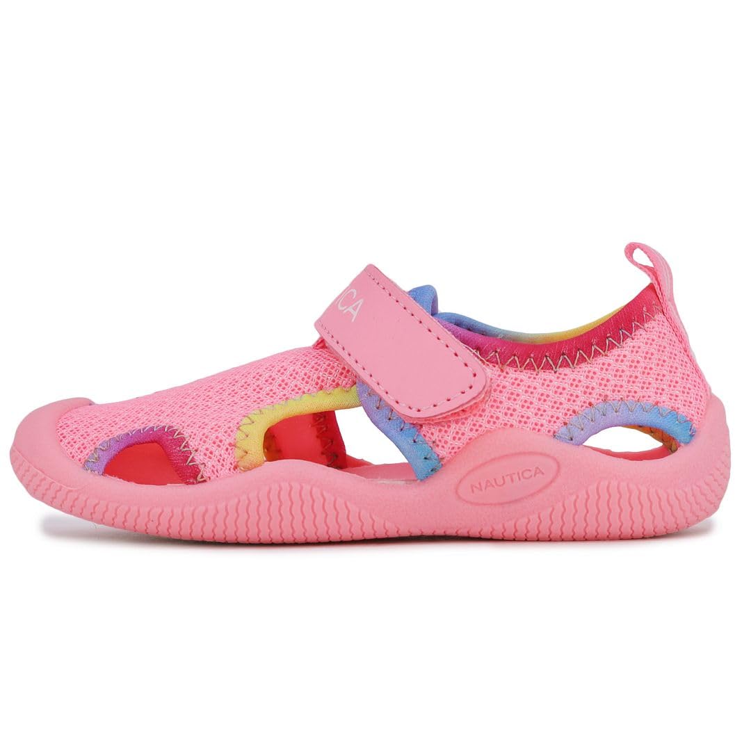Nautica Kids Water Shoes for Boys & Girls - Closed Toe Sport Sandals for Toddlers & Big Kids | Beach, Pool & Outdoor Activities | Non-Slip Aqua Shoes for Swimming & Water Play