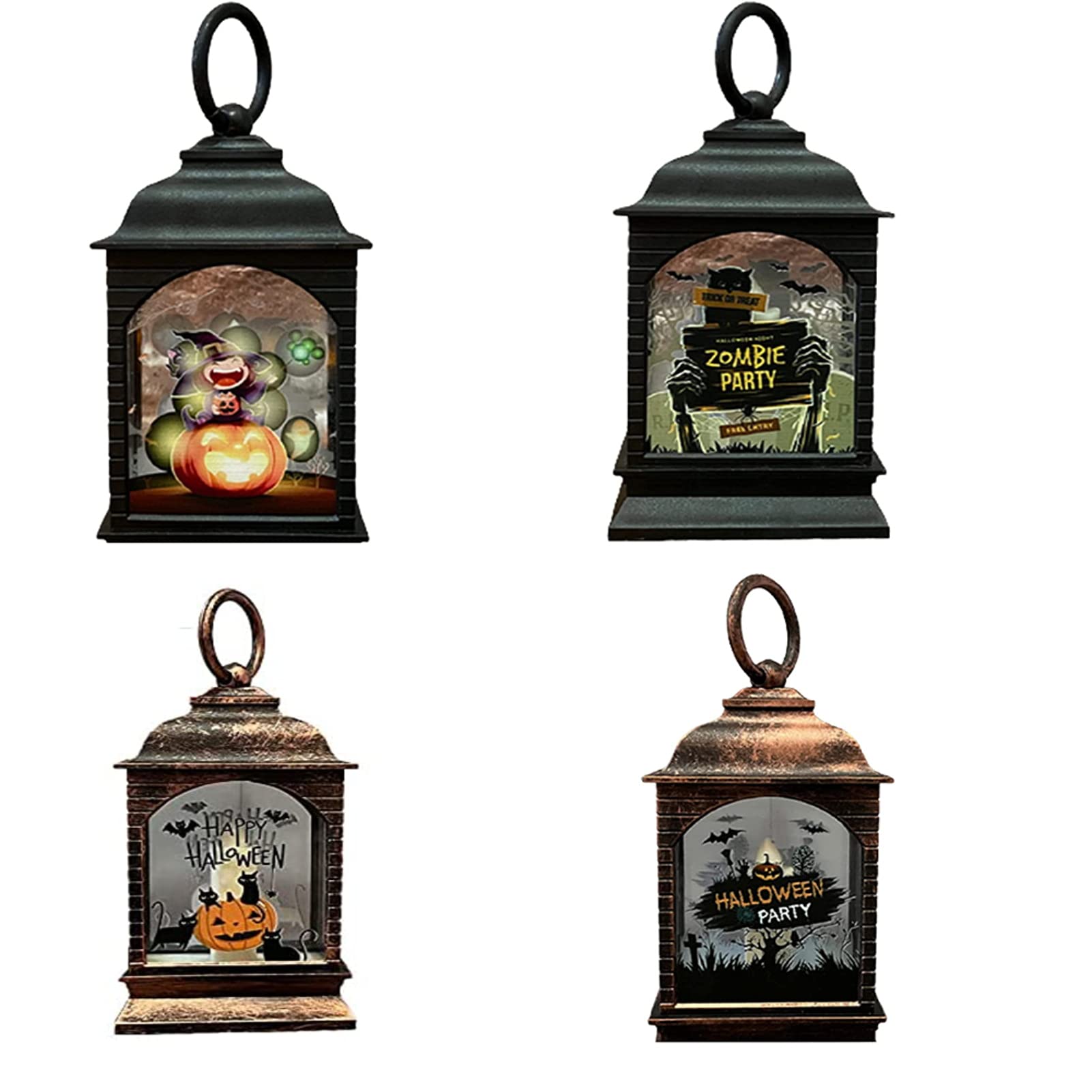 Halloween LED Lights - Battery Operated Outdoor Holiday Decor for Garden, Courtyard, Walkway & Terrace | Waterproof Night Lights for Party, Lawn & Pathway Decorations | Perfect for Halloween, Christmas & Outdoor Events