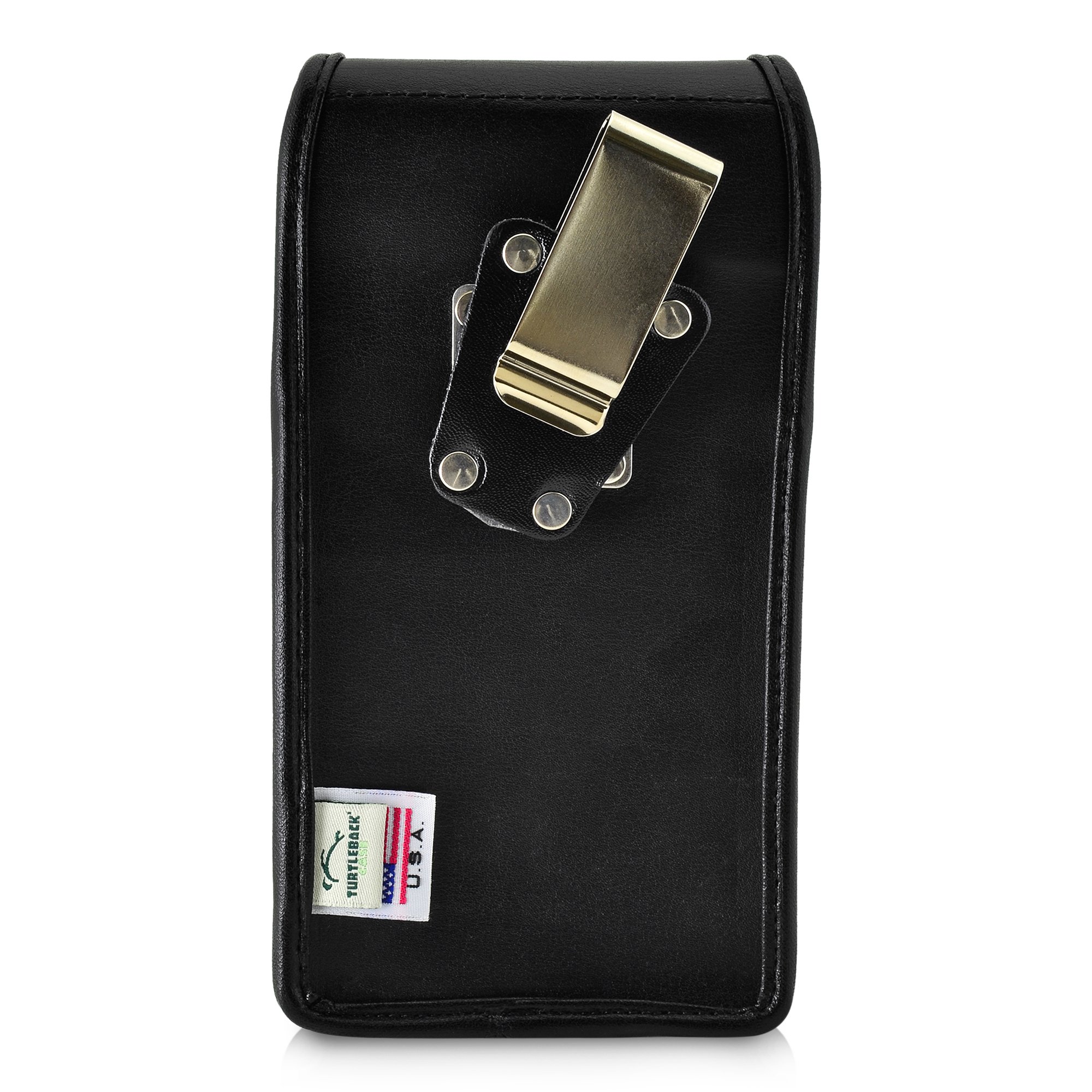 Premium Leather Phone Holster for Samsung Galaxy S25/S24/S23/S22/S21/S20 - Black Belt Clip Pouch with Magnetic Closure & Metal Clip - Compatible with Slim Cases | Perfect for Work, Outdoor Activities & Hands-Free Convenience