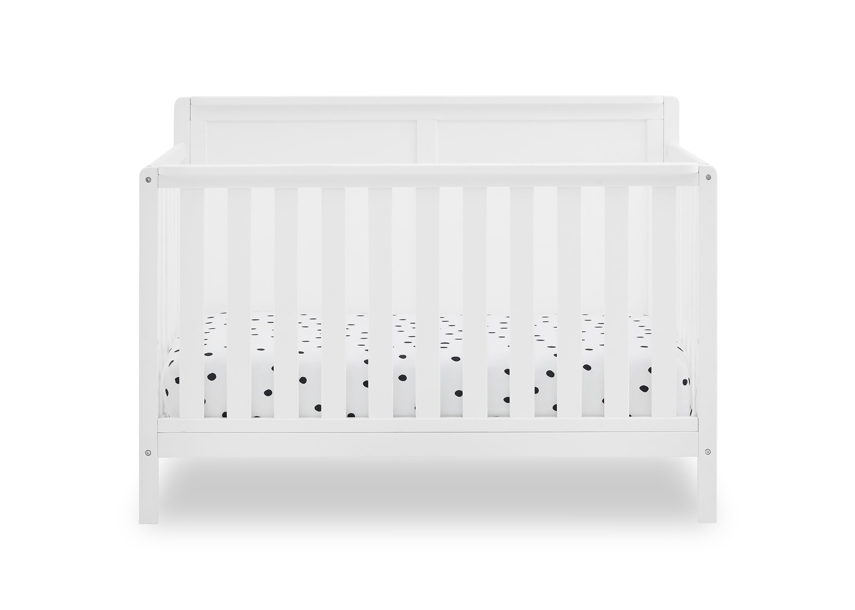 Hartley 6-in-1 Convertible Baby Crib - Toddler Bed & Full-Size Bed Frame - Nursery Furniture for Boys & Girls - Perfect for Newborn to Teen Years