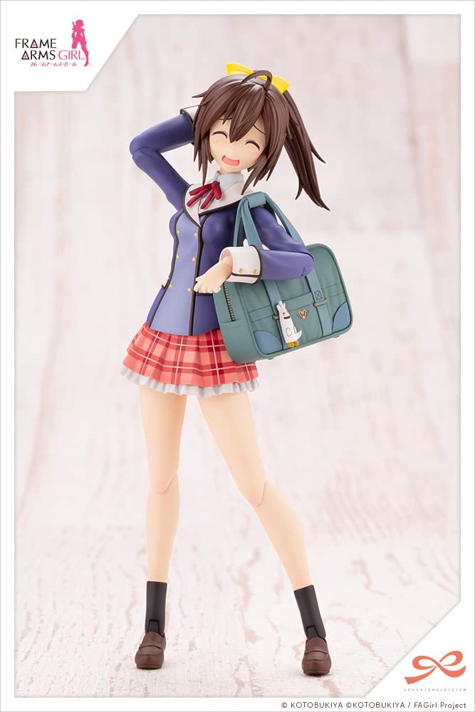 KOTOBUKIYA Sousai Shojo Teien: Ao Gennai (Wakaba Girls’ High School Winter Uniform) Blue Anime Figure - Perfect for Collectors, Display, and Cosplay Inspiration
