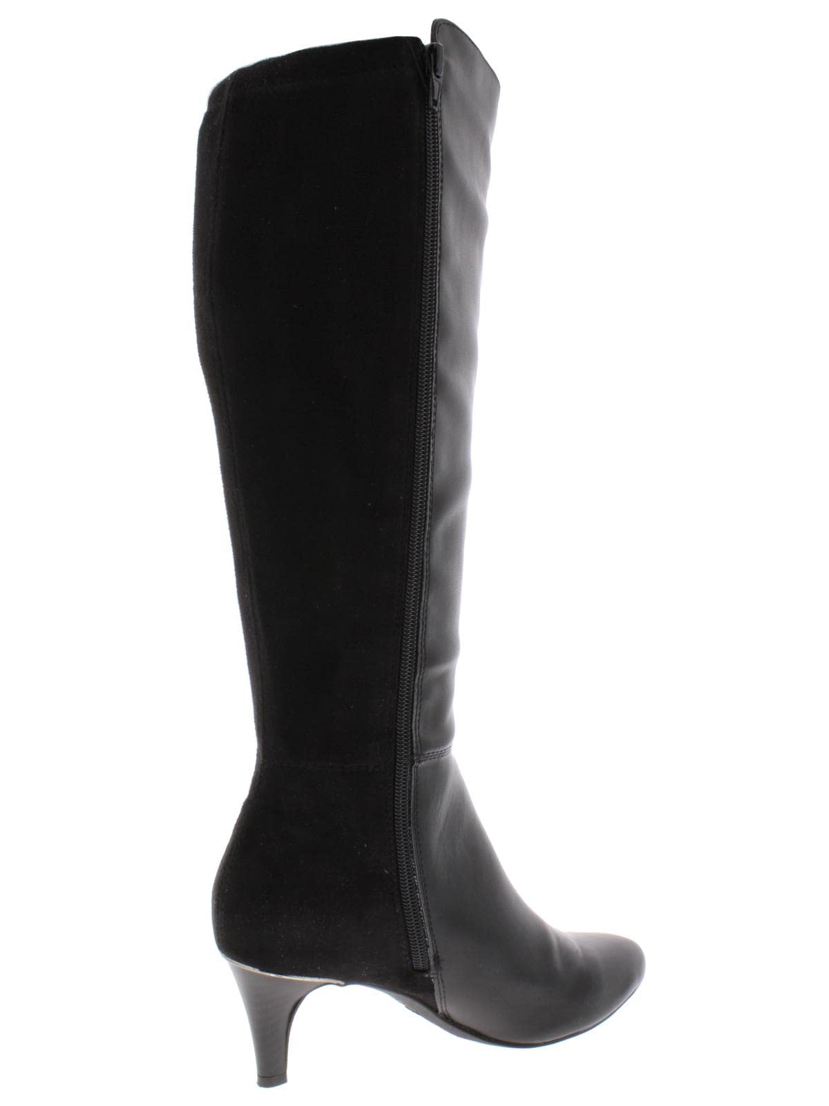 Alfani Women's Hakuu Faux Leather Knee-High Boots Wide Calf - Comfortable & Stylish Winter Boots for Casual Outfits, Office Wear & Date Nights