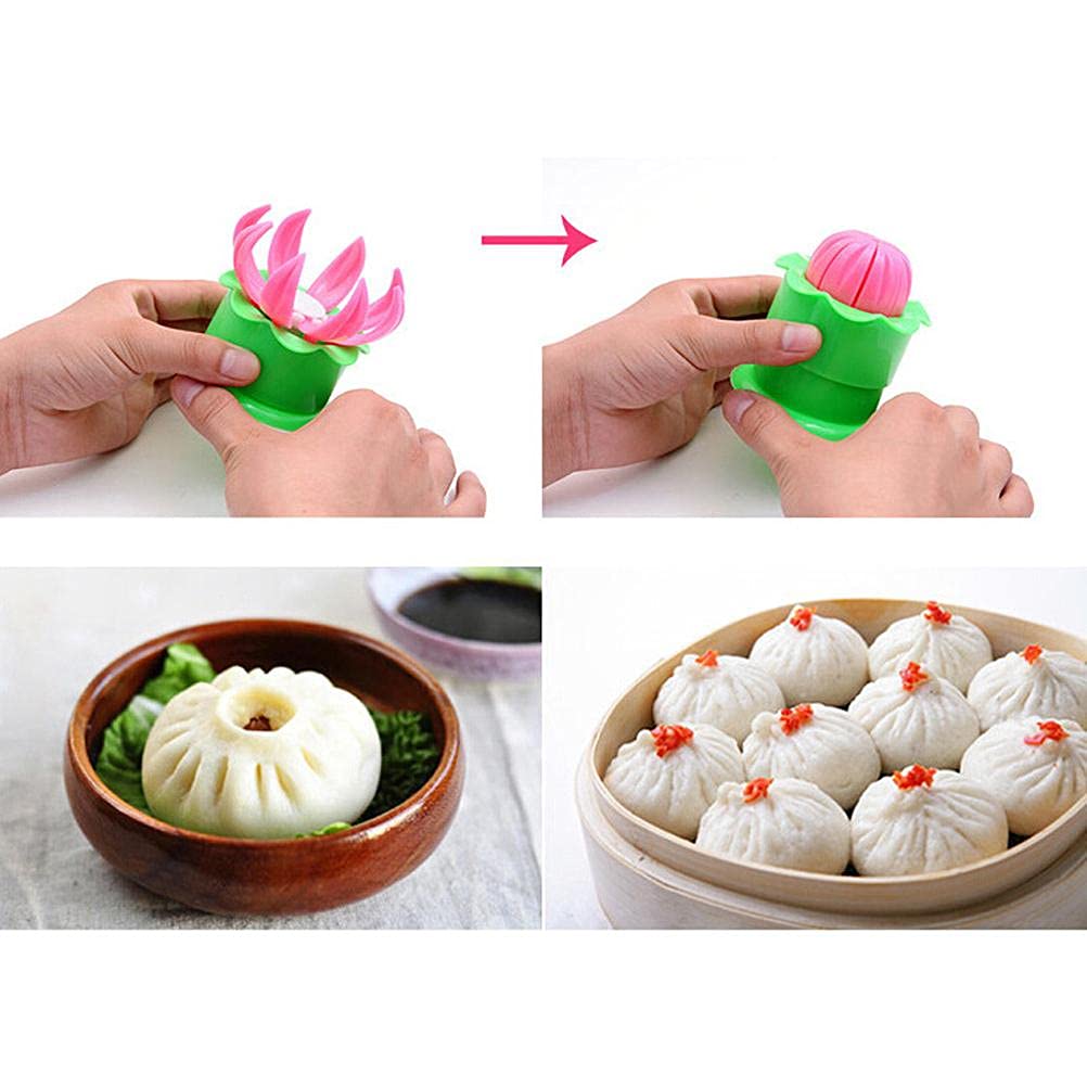 Plastic Baozi Maker - Steamed Bun & Dumpling Making Tool for Homemade Chinese Buns | Perfect for Asian Cooking, Dim Sum Parties & Family Meal Prep