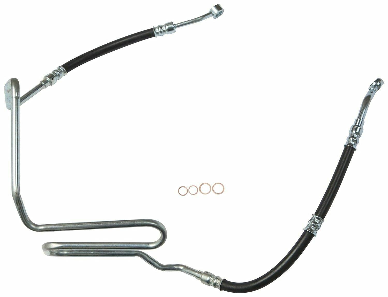 98-06 A3 Golf Jetta Power Steering Pressure Line Hose Assembly Replacement - Durable OEM Fit Mechanics Recommended - Perfect for Steering System Repair & Maintenance
