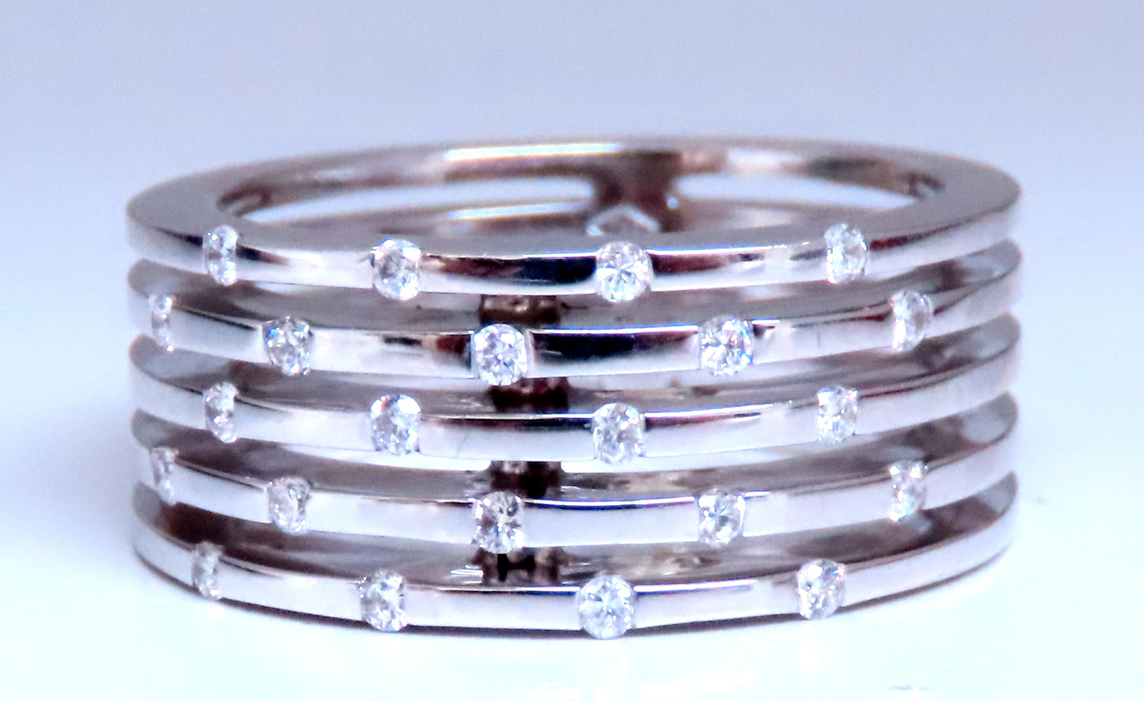 18kt Gold Stackable Diamond Ring for Women - Natural Diamonds Fixed Band (Ref 12291) | Perfect for Engagement, Anniversary & Everyday Luxury Jewelry