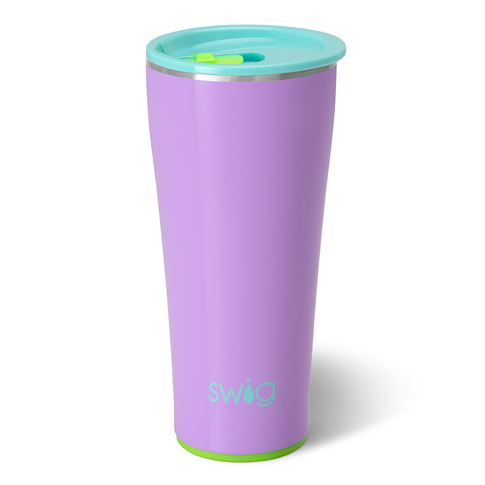 32oz Insulated Stainless Steel Tumbler with Lid & Straw - Leakproof Vacuum Flask for Hot & Cold Drinks - Perfect for Travel, Gym, Office & Outdoor Activities