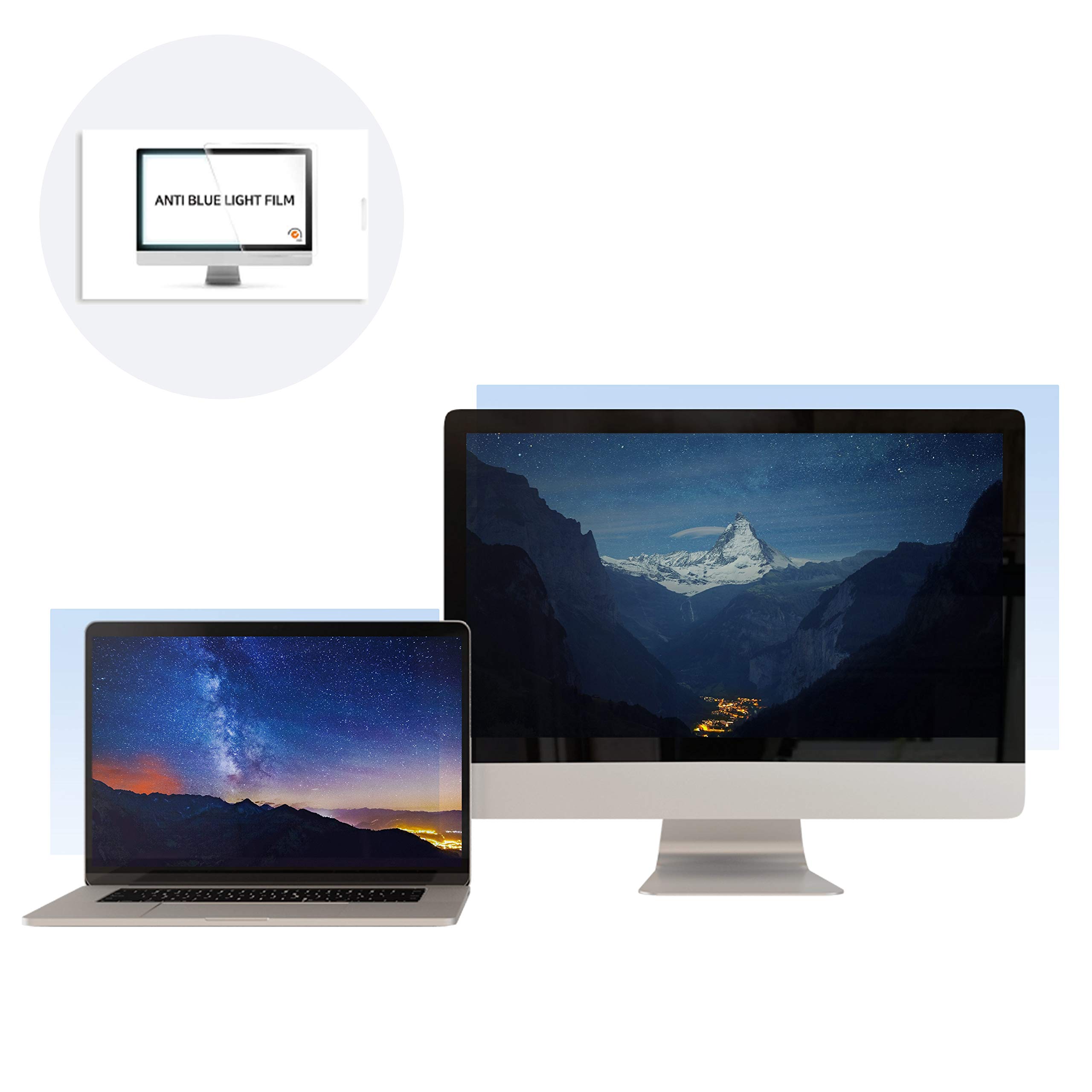 PixelRo Anti Blue Light Screen Protector for Laptop & Monitor - 13.3