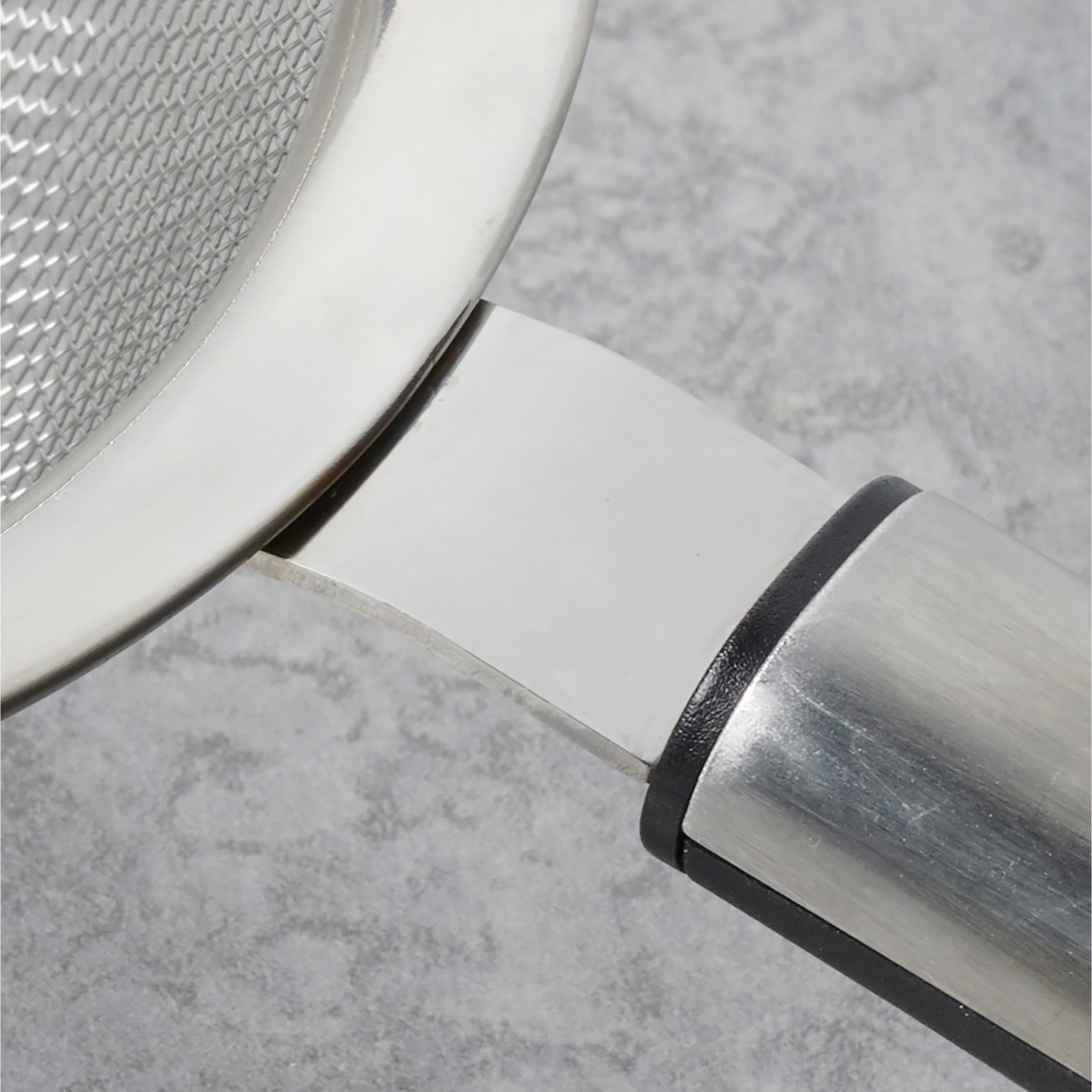 Premium 6-Inch Stainless Steel Kitchen Strainer - Fine Mesh Colander for Pasta, Vegetables, and Fruits - Ideal for Cooking, Baking, and Food Prep