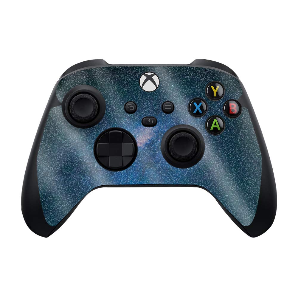 MightySkins Glossy Glitter Skin for Xbox Series X & S Controller - Night Sky Design | Protective & Durable High-Gloss Finish | Easy to Apply & Remove | Made in USA | Perfect for Gaming, Customization & Gift Giving