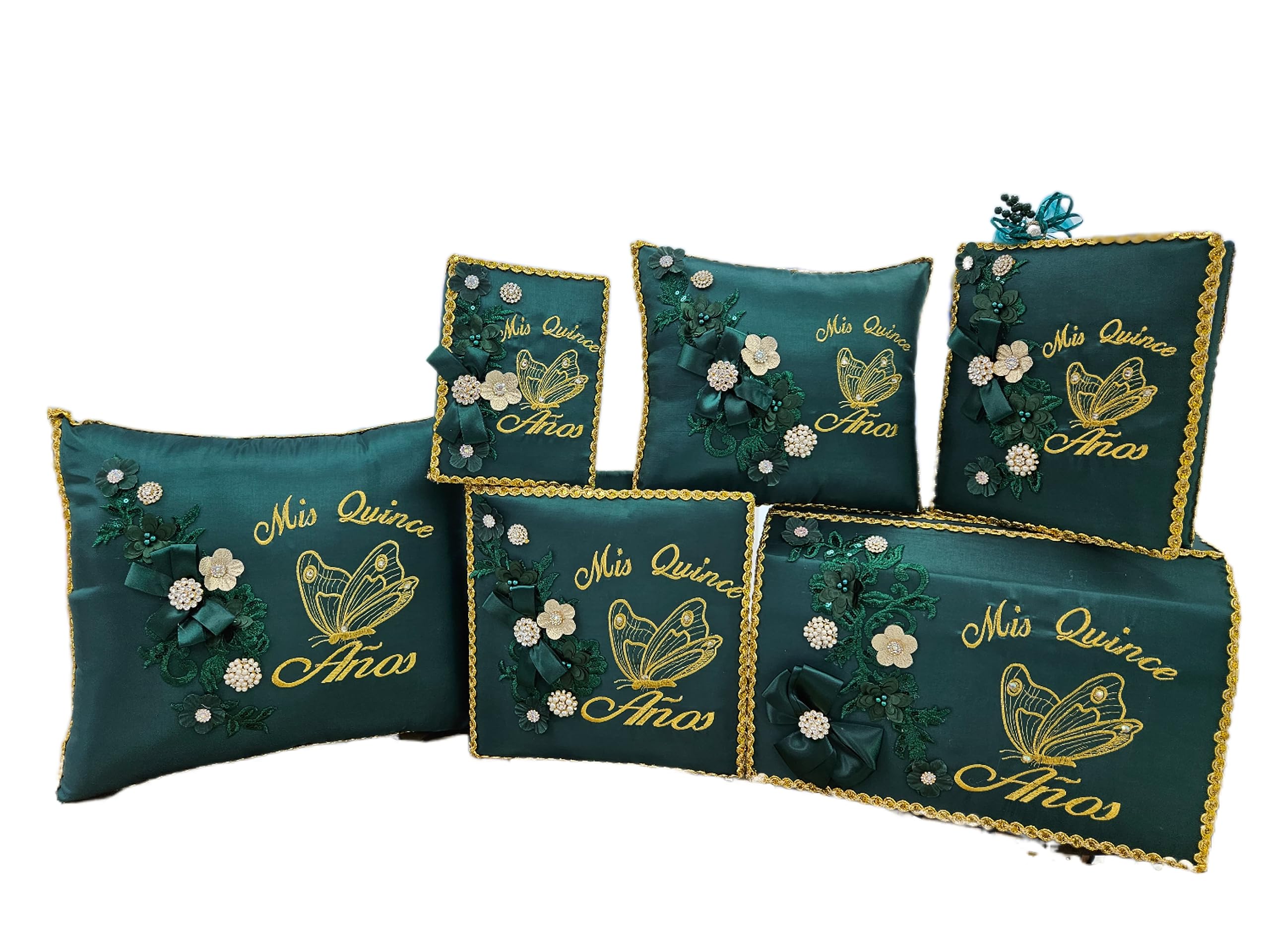 Custom Made Quinceañera Guest Book Pillow - Butterfly Theme (Mariposa) Sweet 16 Accessories Set - Perfect for Quinceañeras, Birthday Decorations & Gift Ideas (A&C Quinceañeras and More)