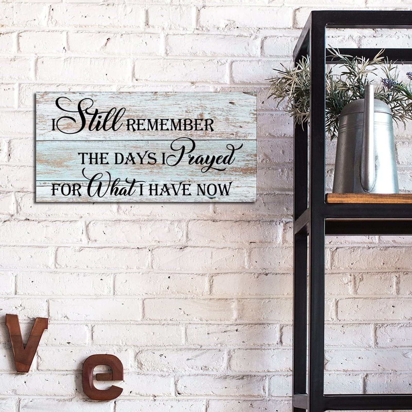 Inspirational Wooden Plaque Sign - Funny & Classic Wall Decor for Home, Bathroom, Kitchen, Garden - Housewarming Gift (6x12in) - Perfect for Farmhouse, Rustic & Boho Interior Design
