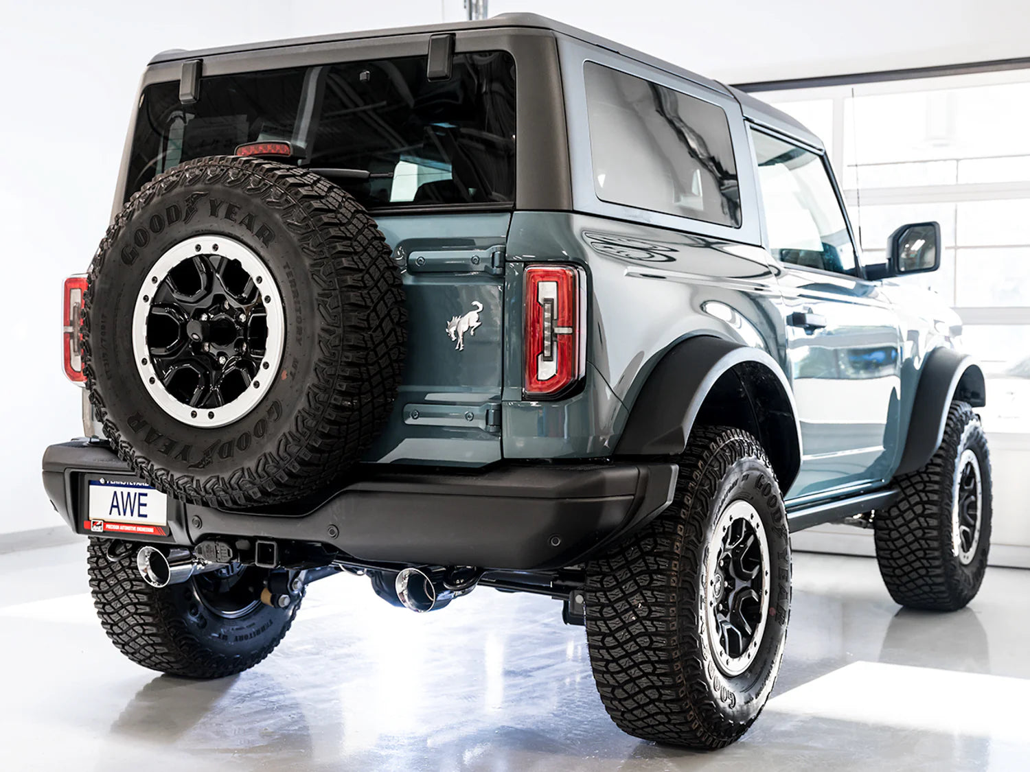 Ford Bronco AWE 0FG Catback Exhaust System with BashGuard™ - Dual 4.5