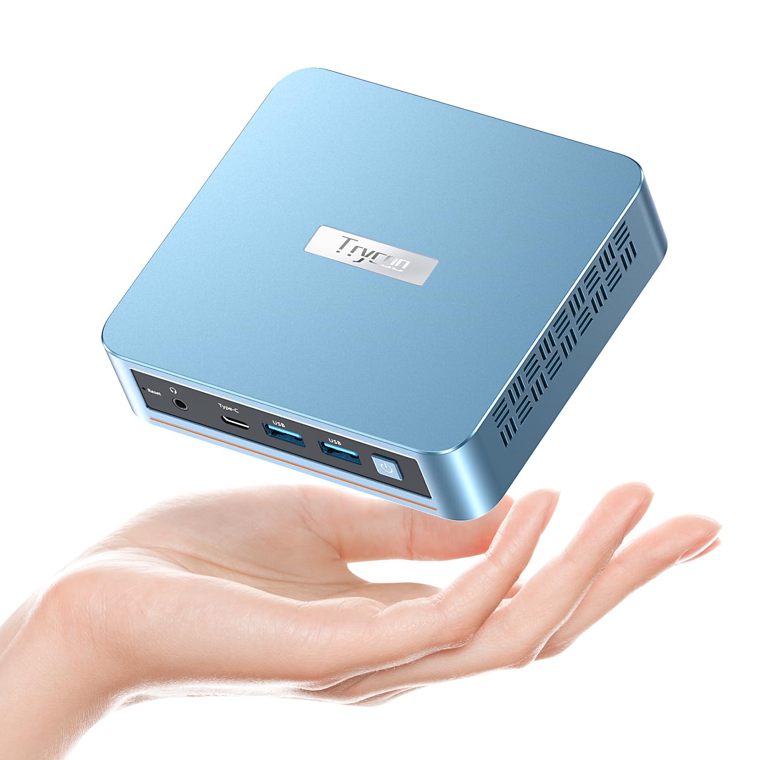 Mini PC Windows 11 Pro - Intel N100 Processor (12th Gen, up to 3.4GHz), 16GB DDR4 RAM, 512GB M.2 SSD, Dual 4K UHD Display, WiFi 5, Bluetooth 4.2, USB-A/C, LAN, VESA Mount - Perfect for Home Office, Business, Gaming & Entertainment