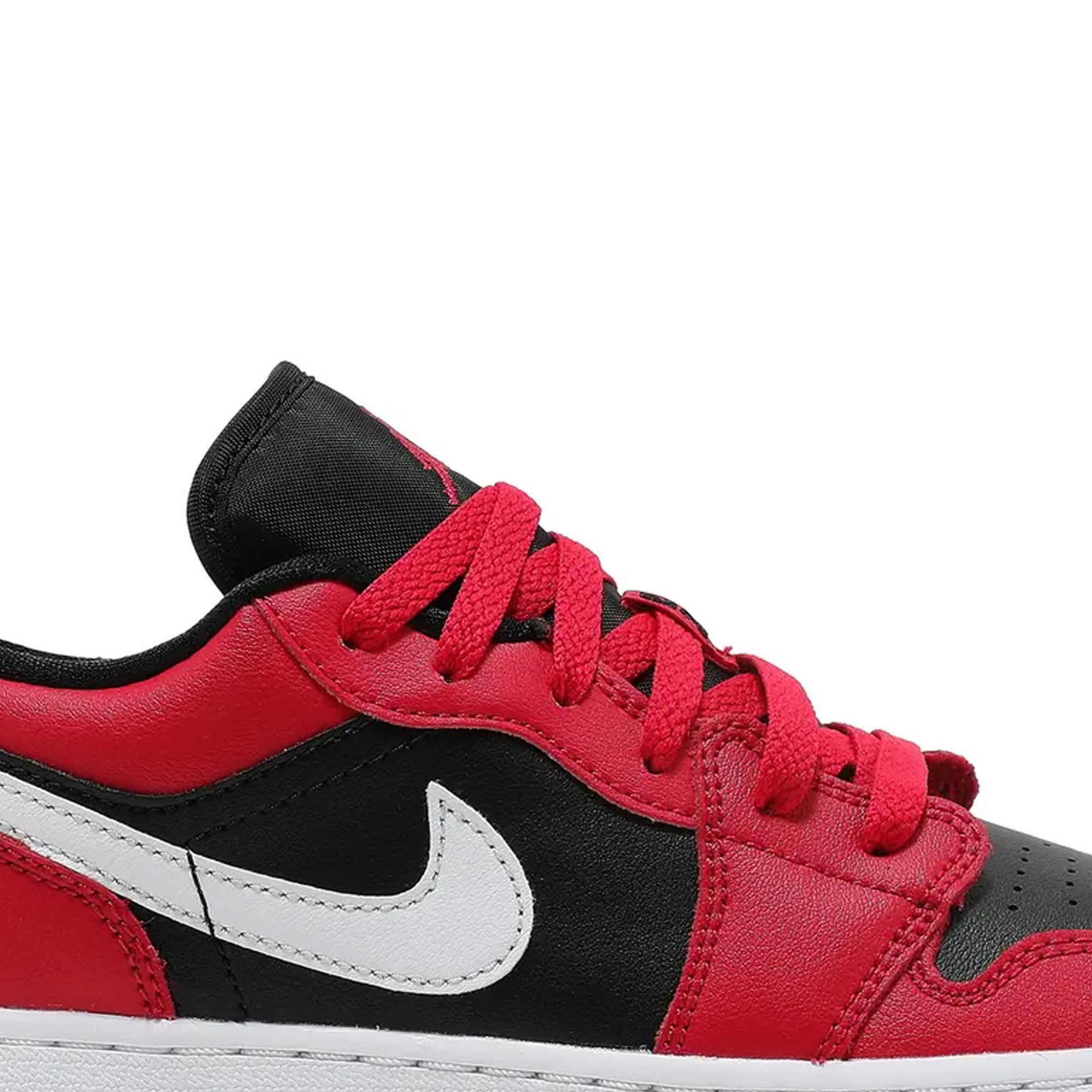 Air Jordan 1 Low 'Black Very Berry' GS Shoes - Girls' Basketball Sneakers for Casual Wear & Street Style