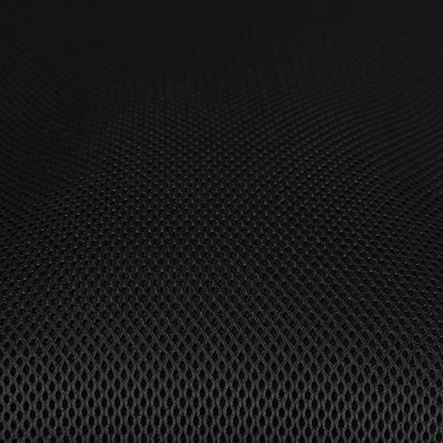 Black Mesh/White Frame