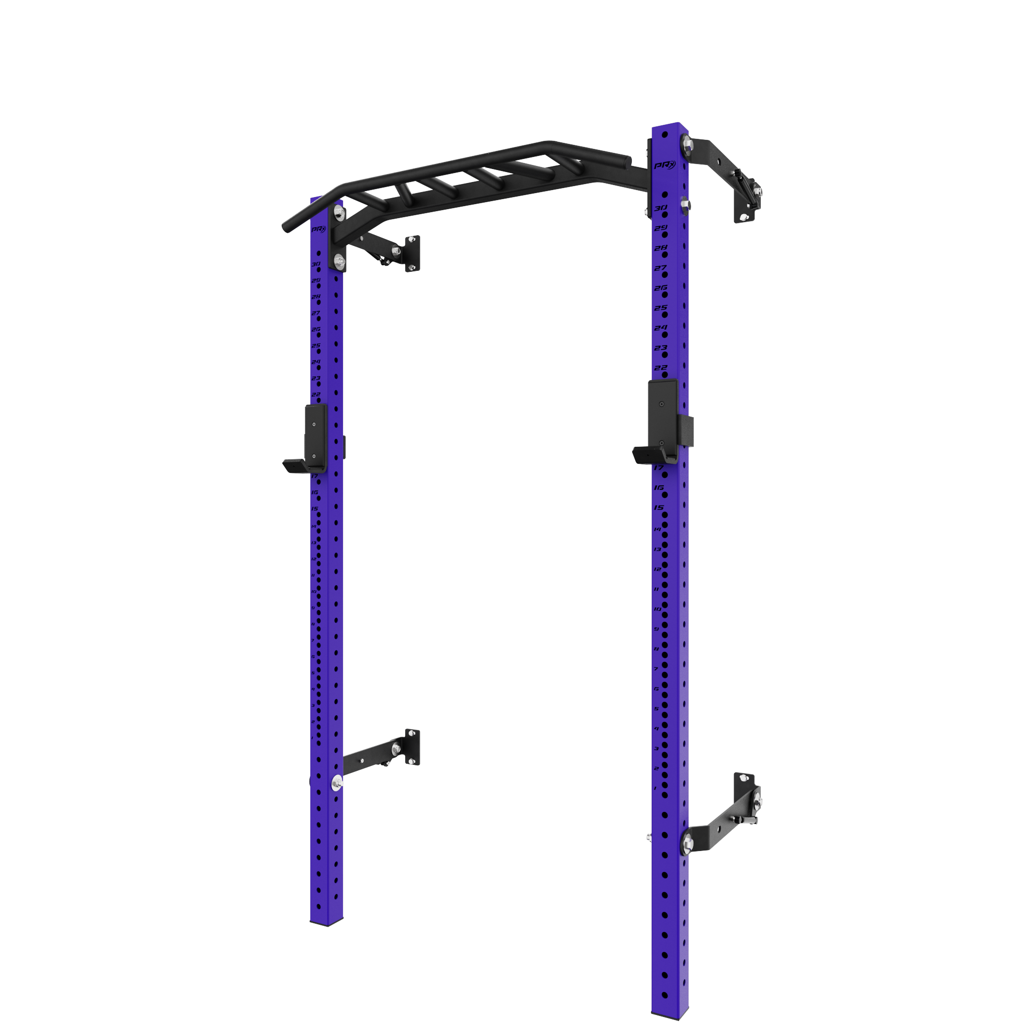 Profile® PRO Squat Rack with Multi-Grip Pull-Up Bar - Heavy Duty Power Cage for Home Gym Strength Training & CrossFit Workouts