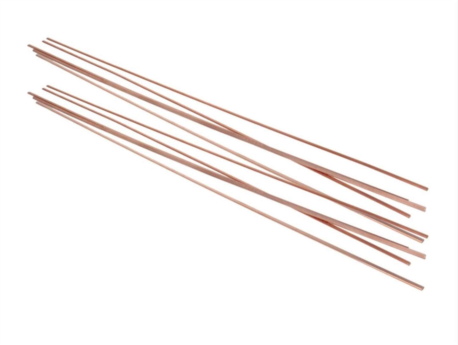 10 PCS Flat Copper Electrode Welding Rods 1.3mm & 3.2mm for Air Conditioner and Refrigerator Repair - High Quality Phosphor Copper Alloy - HVAC & Appliance Maintenance Tool