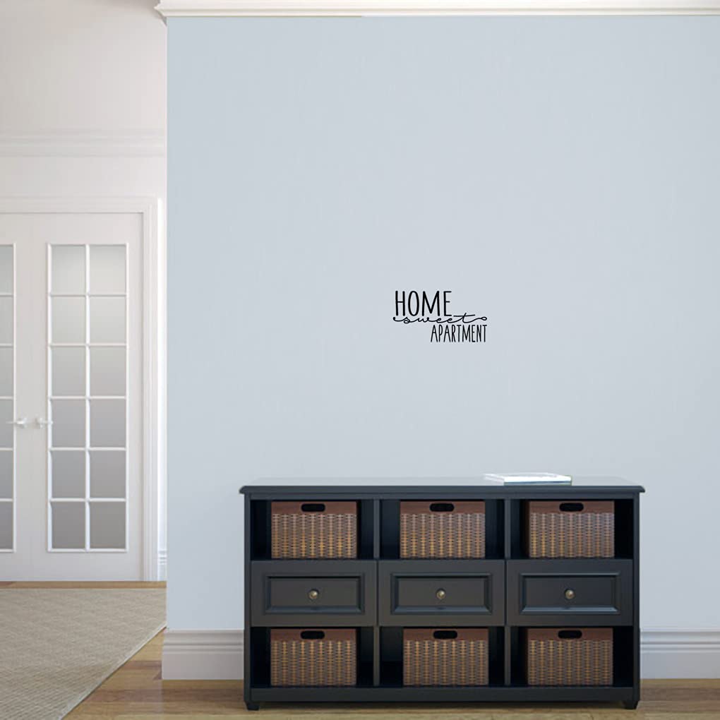 Home Sweet Apartment Wall Decal 18x10